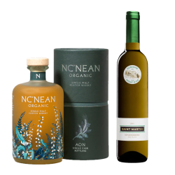 Set 1x Nc'nean Aon 19-404 – Swiss Sweet Wine Cask Finish & 1x Domaine Mont d'Or Saint Martin Johannisberg Süsswein
